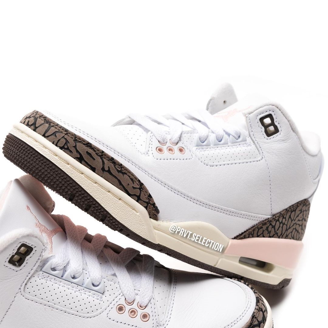 【国内 5/5 発売】ナイキ ウィメンズ エア ジョーダン 3 レトロ “ホワイト/ダークモカ” (NIKE WMNS AIR JORDAN 3 RETRO “White/Dark Mocha”) [CK9246-102]