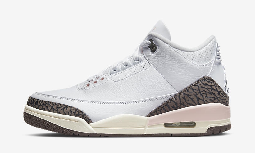 【国内 5/5 発売】ナイキ ウィメンズ エア ジョーダン 3 レトロ “ホワイト/ダークモカ” (NIKE WMNS AIR JORDAN 3 RETRO “White/Dark Mocha”) [CK9246-102]