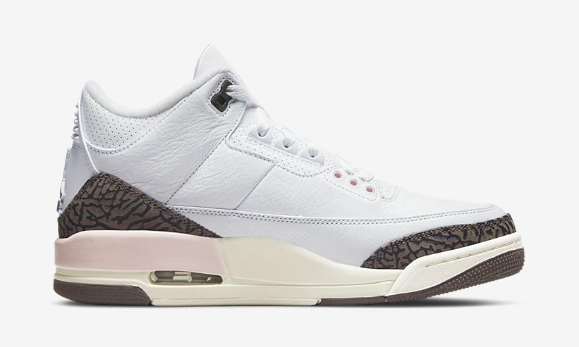 【国内 5/5 発売】ナイキ ウィメンズ エア ジョーダン 3 レトロ “ホワイト/ダークモカ” (NIKE WMNS AIR JORDAN 3 RETRO “White/Dark Mocha”) [CK9246-102]