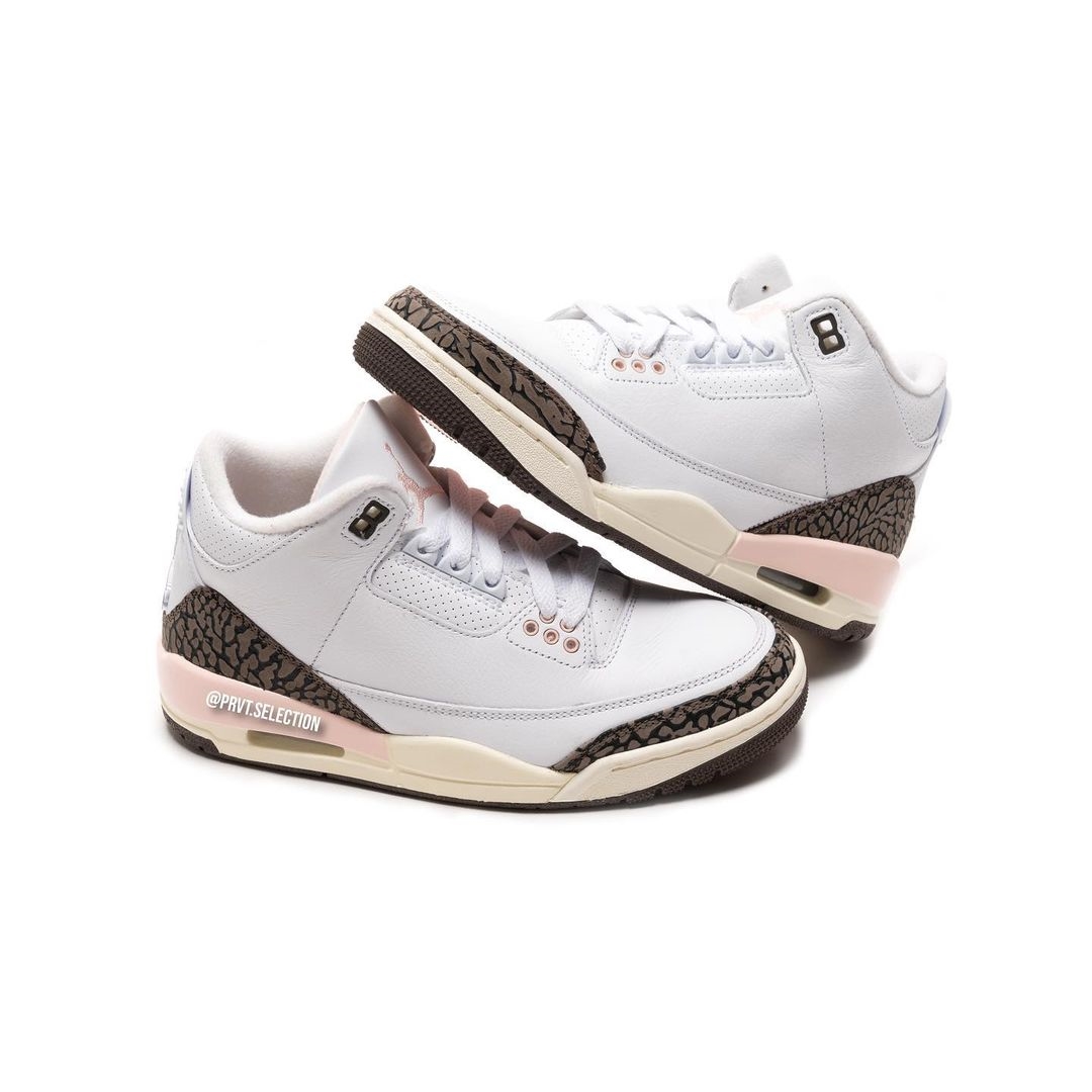 【国内 5/5 発売】ナイキ ウィメンズ エア ジョーダン 3 レトロ “ホワイト/ダークモカ” (NIKE WMNS AIR JORDAN 3 RETRO “White/Dark Mocha”) [CK9246-102]