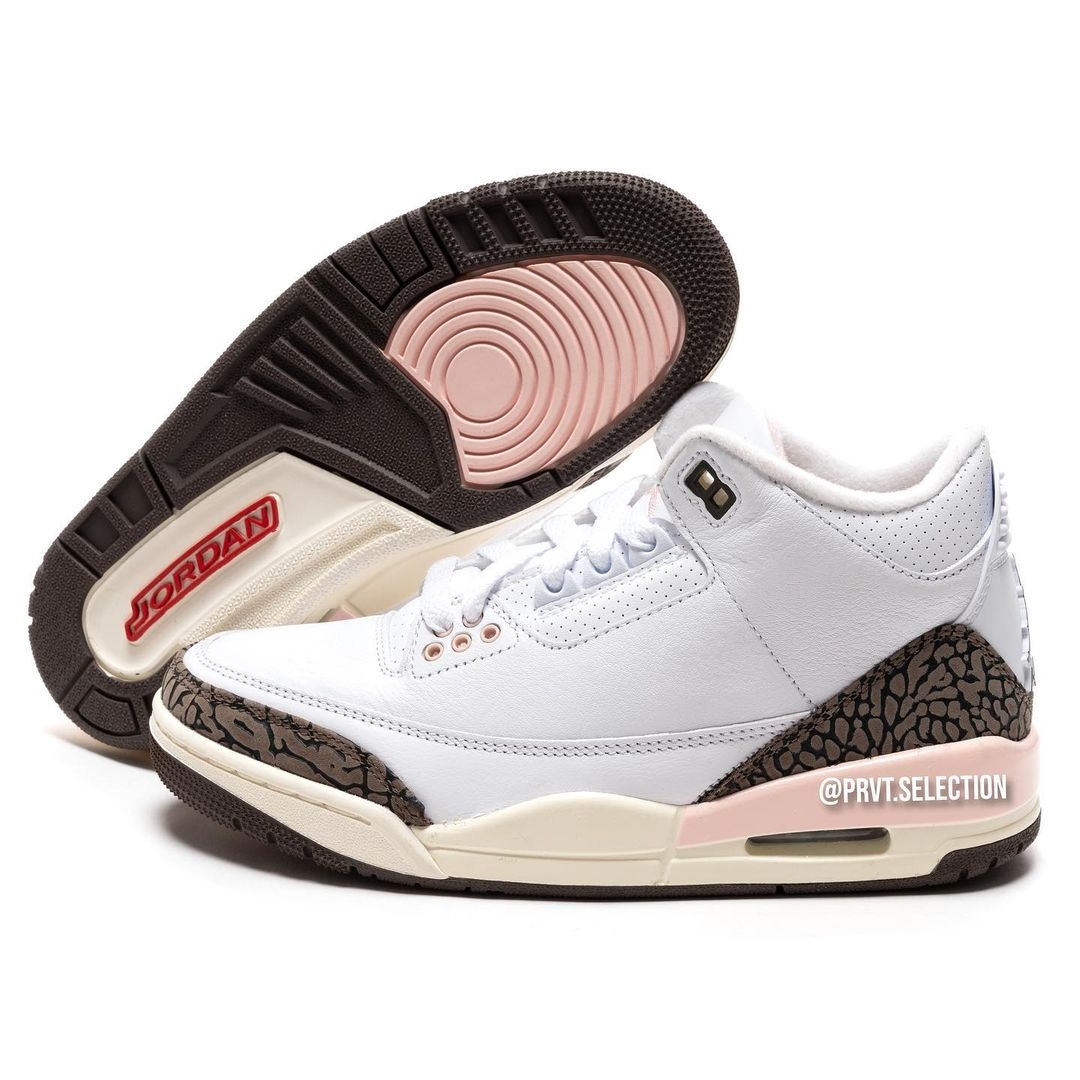 【国内 5/5 発売】ナイキ ウィメンズ エア ジョーダン 3 レトロ “ホワイト/ダークモカ” (NIKE WMNS AIR JORDAN 3 RETRO “White/Dark Mocha”) [CK9246-102]