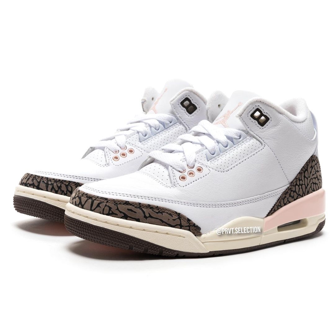 【国内 5/5 発売】ナイキ ウィメンズ エア ジョーダン 3 レトロ “ホワイト/ダークモカ” (NIKE WMNS AIR JORDAN 3 RETRO “White/Dark Mocha”) [CK9246-102]