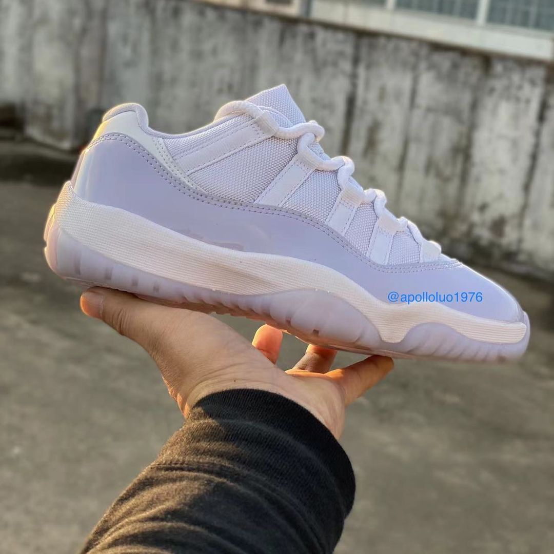 【国内 4/28 発売】ナイキ エア ジョーダン 11 レトロ ロー “ホワイト/ピュアヴァイオレット” (NIKE AIR JORDAN 11 RETRO LOW “White/Pure Violet”) [AH7860-101]