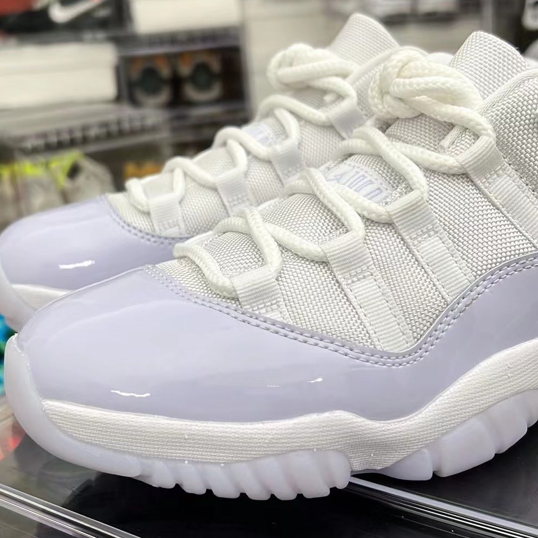 【国内 4/28 発売】ナイキ エア ジョーダン 11 レトロ ロー “ホワイト/ピュアヴァイオレット” (NIKE AIR JORDAN 11 RETRO LOW “White/Pure Violet”) [AH7860-101]