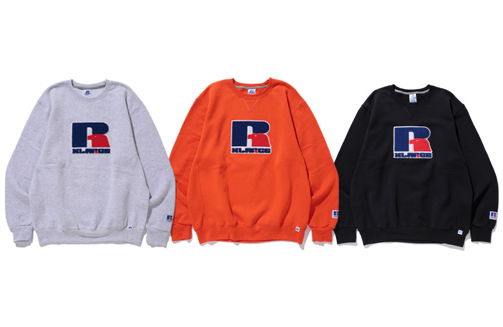 XLARGE × RUSSEL ATHLETIC 初のコラボレーションが10/2 発売 (エクストララージ ラッセル・アスレチック)