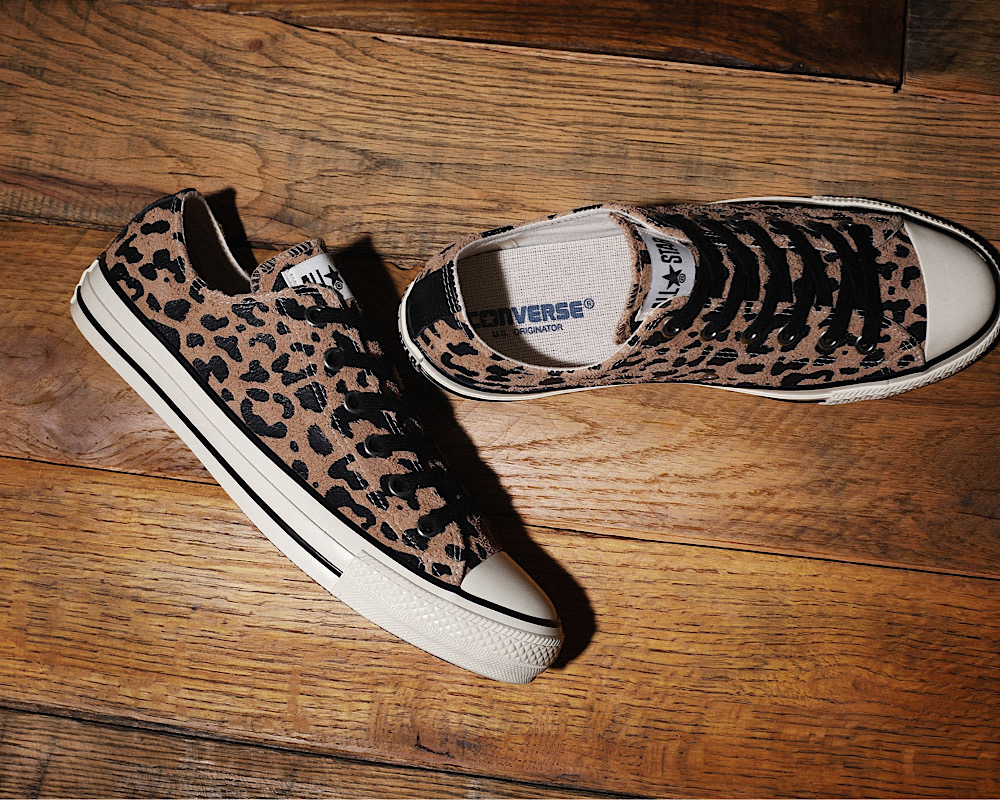 9/28 発売！スエードにシャギーなタッチのレオパード柄をプリントした CONVERSE SUEDE ALL STAR US LEOPARD OX (コンバース オールスター US レオパード OX)