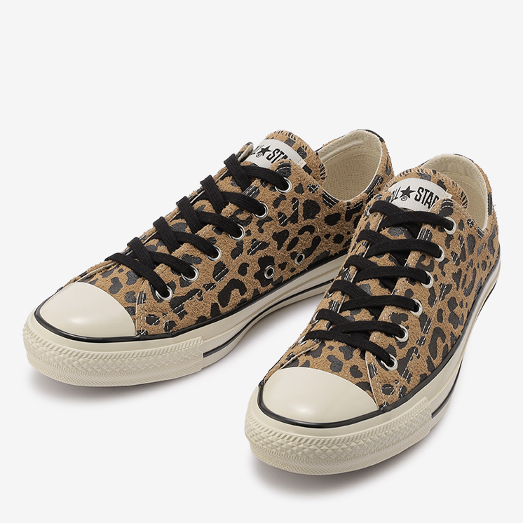 9/28 発売！スエードにシャギーなタッチのレオパード柄をプリントした CONVERSE SUEDE ALL STAR US LEOPARD OX (コンバース オールスター US レオパード OX)