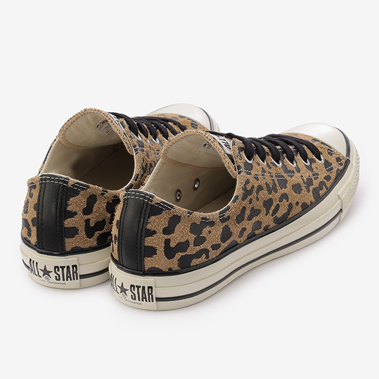 9/28 発売！スエードにシャギーなタッチのレオパード柄をプリントした CONVERSE SUEDE ALL STAR US LEOPARD OX (コンバース オールスター US レオパード OX)