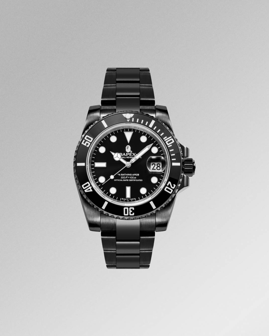 A BATHING APE オリジナルリストウォッチ「BAPEX」新作「TYPE 1 BAPEX BLACK / GOLD＆SILVER」が10/2 発売 (ア ベイシング エイプ)