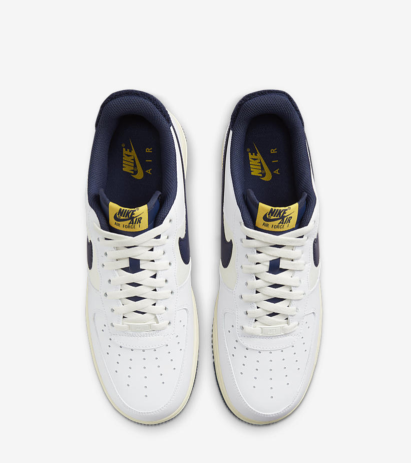 2021年 発売予定！ナイキ エア フォース 1 07 ロー “ホワイト/ミッドナイトネイビー” (NIKE AIR FORCE 1 07 LOW “White/Midnight Navy”) [DO5220-141]