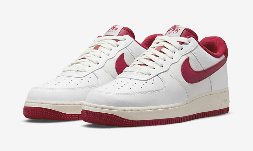 海外発売！ナイキ エア フォース 1 07 ロー “ホワイト/ジムレッド” (NIKE AIR FORCE 1 07 LOW “White/Gym Red”) [DO5220-161]