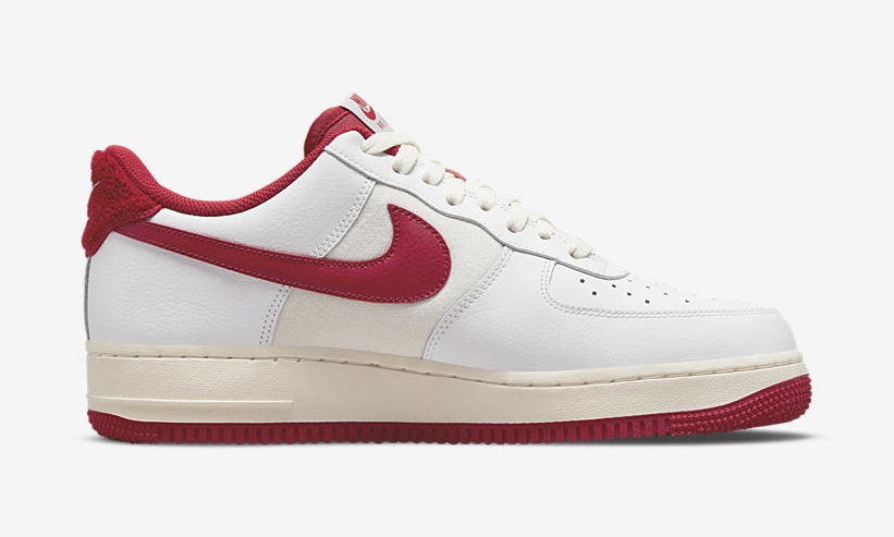 海外発売！ナイキ エア フォース 1 07 ロー “ホワイト/ジムレッド” (NIKE AIR FORCE 1 07 LOW “White/Gym Red”) [DO5220-161]