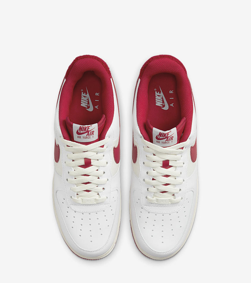 海外発売！ナイキ エア フォース 1 07 ロー “ホワイト/ジムレッド” (NIKE AIR FORCE 1 07 LOW “White/Gym Red”) [DO5220-161]