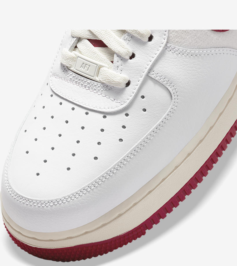 海外発売！ナイキ エア フォース 1 07 ロー “ホワイト/ジムレッド” (NIKE AIR FORCE 1 07 LOW “White/Gym Red”) [DO5220-161]