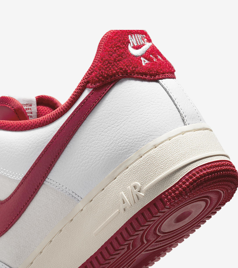 海外発売！ナイキ エア フォース 1 07 ロー “ホワイト/ジムレッド” (NIKE AIR FORCE 1 07 LOW “White/Gym Red”) [DO5220-161]