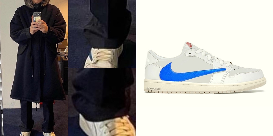 【リーク】フラグメント x トラビス・スコット × ナイキ エア ジョーダン 1 OG ロー “ホワイト/ブルー” (FRAGMENT TRAVIS SCOTT NIKE AIR JORDAN 1 OG LOW “White/Blue”)