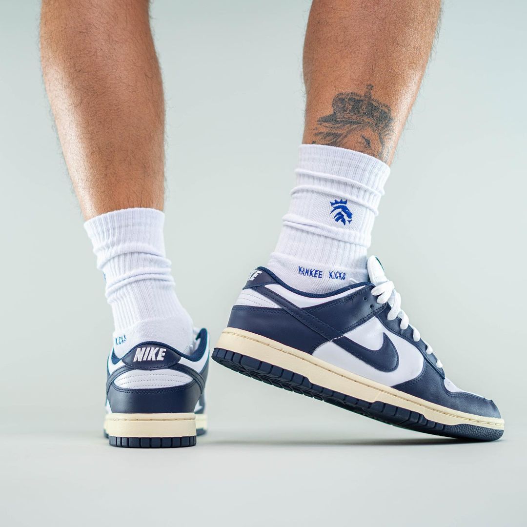 【国内 1/15 発売】ナイキ ウィメンズ ダンク ロー “エイジドネイビー/ホワイト/ネイビー” (NIKE WMNS DUNK LOW “AGED NAVY/White/Navy”) [DD1503-115]