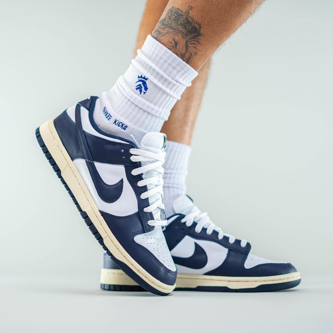 【国内 1/15 発売】ナイキ ウィメンズ ダンク ロー “エイジドネイビー/ホワイト/ネイビー” (NIKE WMNS DUNK LOW “AGED NAVY/White/Navy”) [DD1503-115]