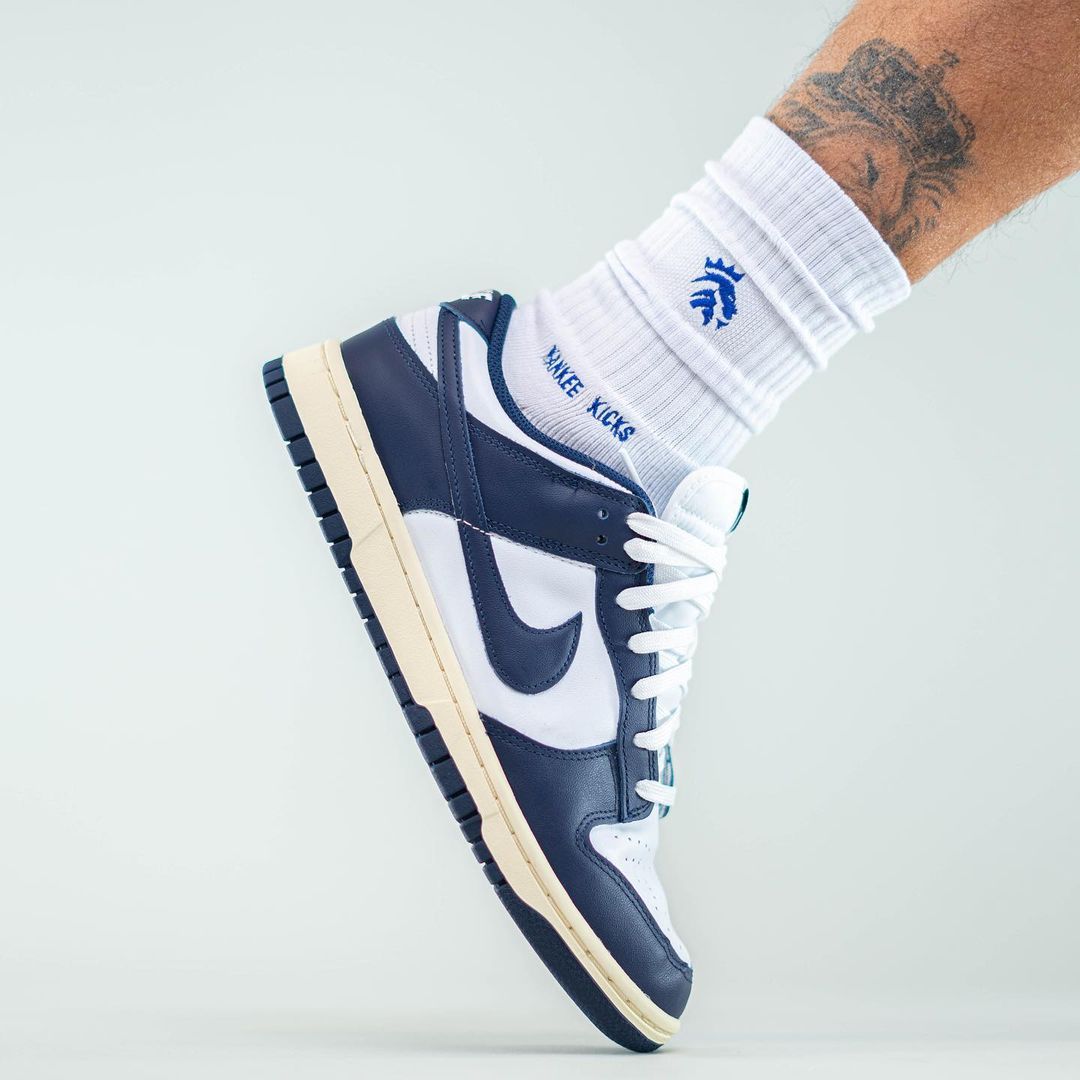 【国内 1/15 発売】ナイキ ウィメンズ ダンク ロー “エイジドネイビー/ホワイト/ネイビー” (NIKE WMNS DUNK LOW “AGED NAVY/White/Navy”) [DD1503-115]