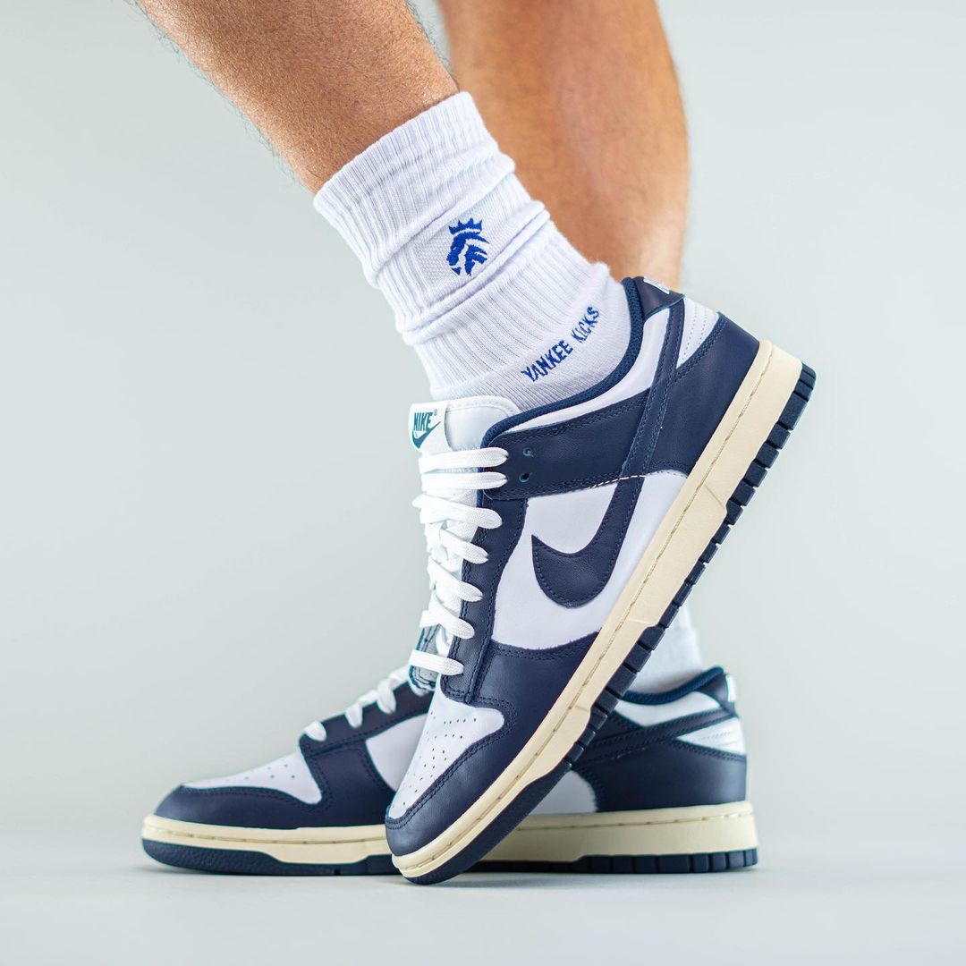 【国内 1/15 発売】ナイキ ウィメンズ ダンク ロー “エイジドネイビー/ホワイト/ネイビー” (NIKE WMNS DUNK LOW “AGED NAVY/White/Navy”) [DD1503-115]