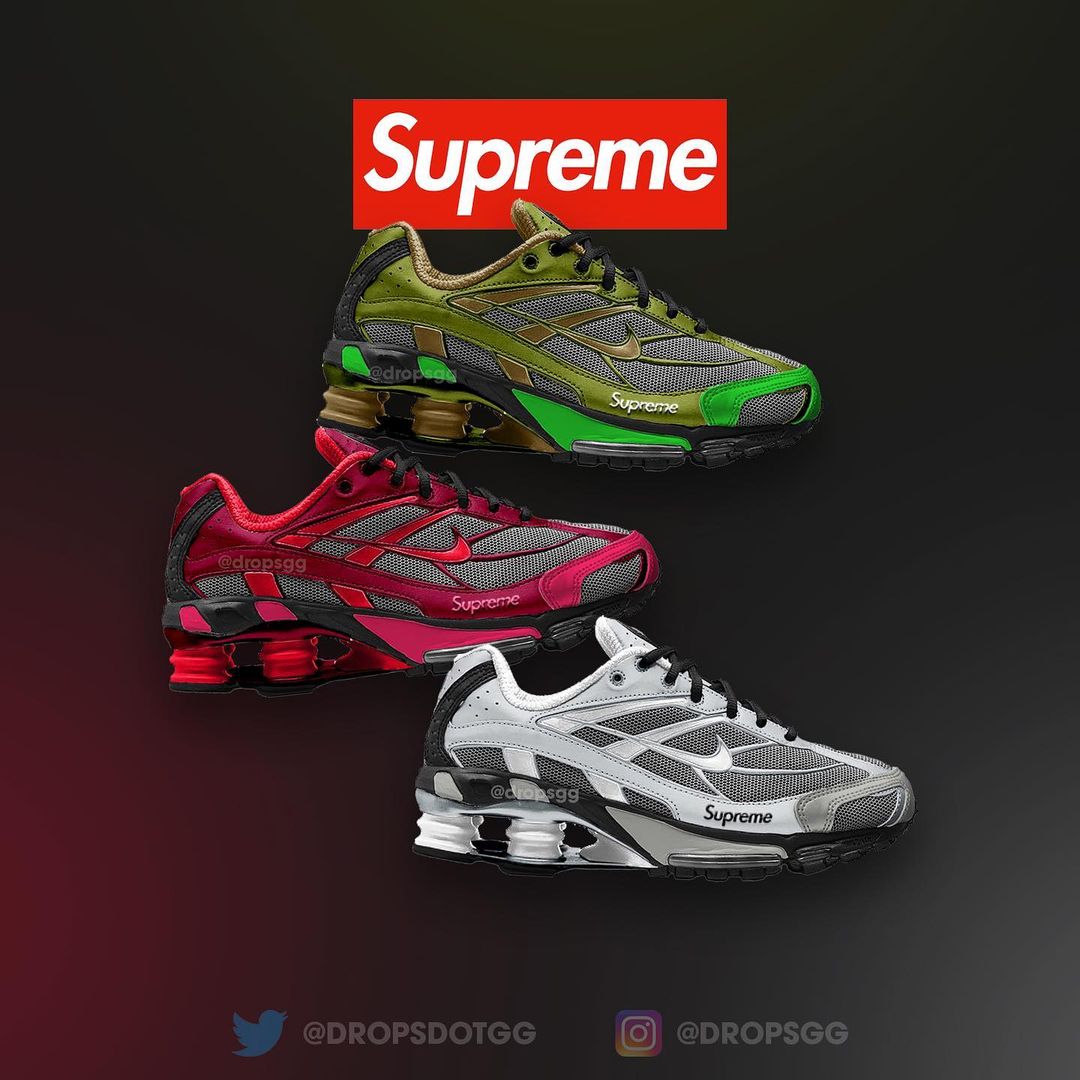 リーク】2022年 春発売予定！SUPREME × NIKE SHOX RIDE 2 ...