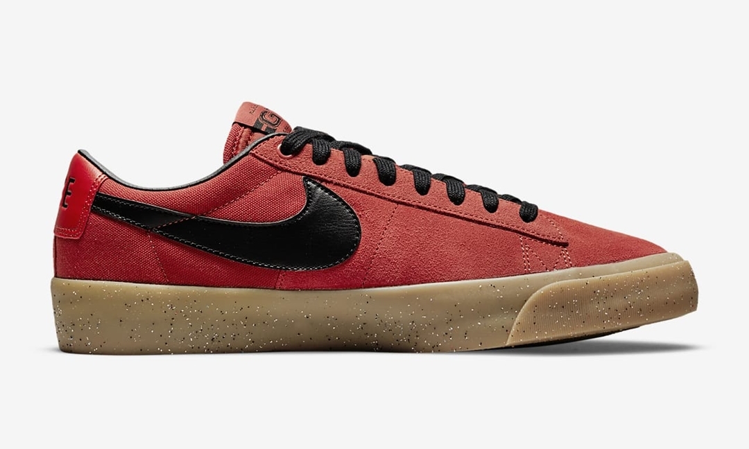 ナイキ SB ズーム ブレーザー ロー プロ GT “シナバー” (NIKE SB ZOOM BLAZER LOW PRO GT “Cinnabar”) [DC7695-600]