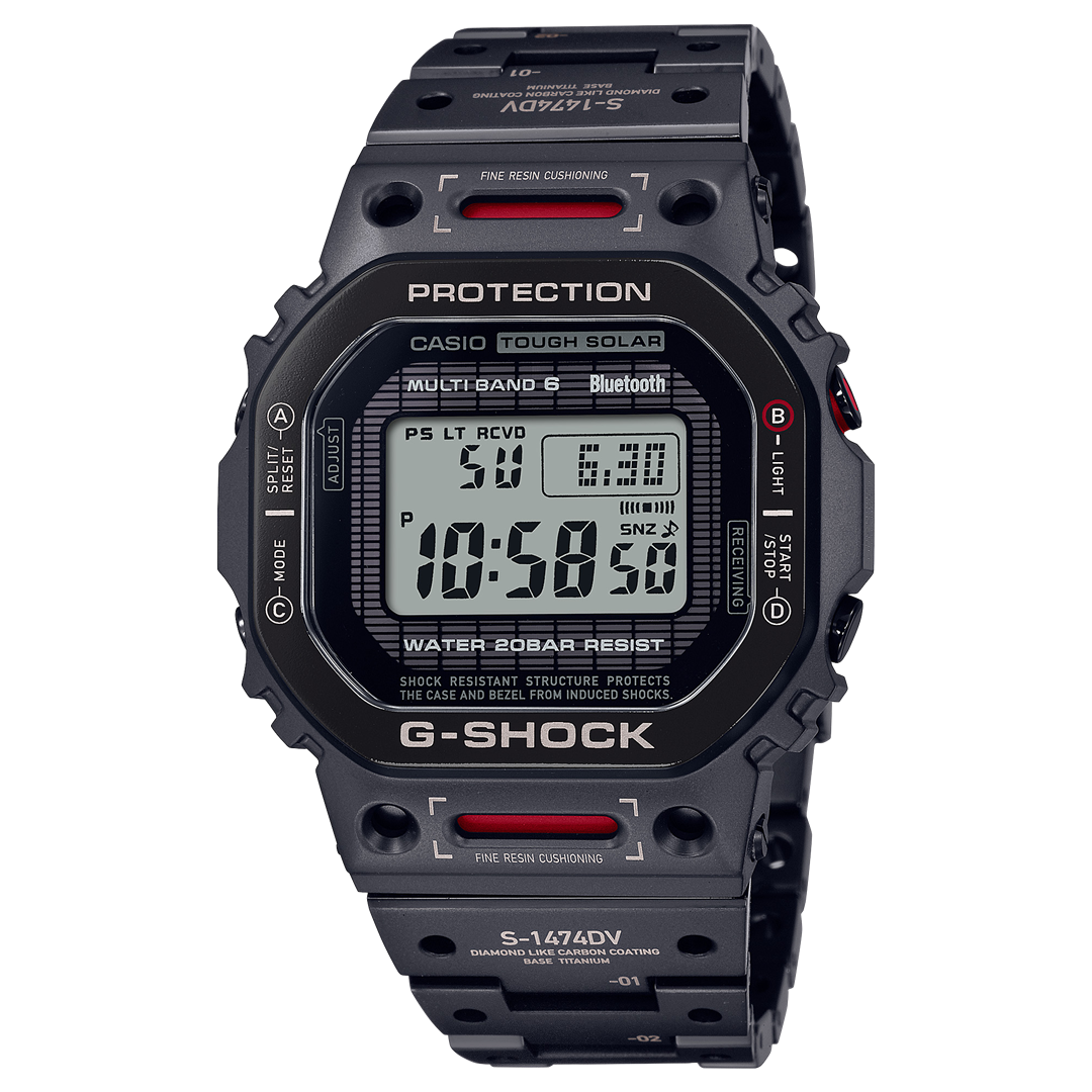 G-SHOCK フルメタルスクエア「GMW-B5000」から、バーチャルワールドにインスピレーションを得てデザインしたスペシャルモデル「GMW-B5000TVA-1JR」が10/22 発売 (ジーショック Gショック)