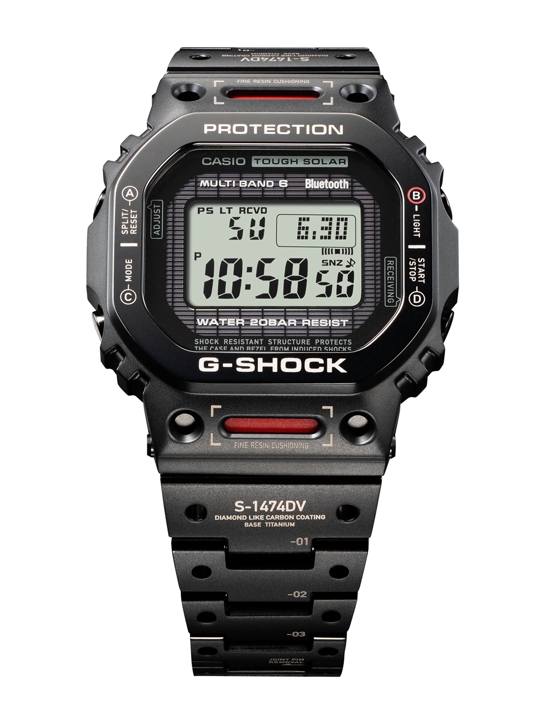 G-SHOCK フルメタルスクエア「GMW-B5000」から、バーチャルワールドにインスピレーションを得てデザインしたスペシャルモデル「GMW-B5000TVA-1JR」が10/22 発売 (ジーショック Gショック)