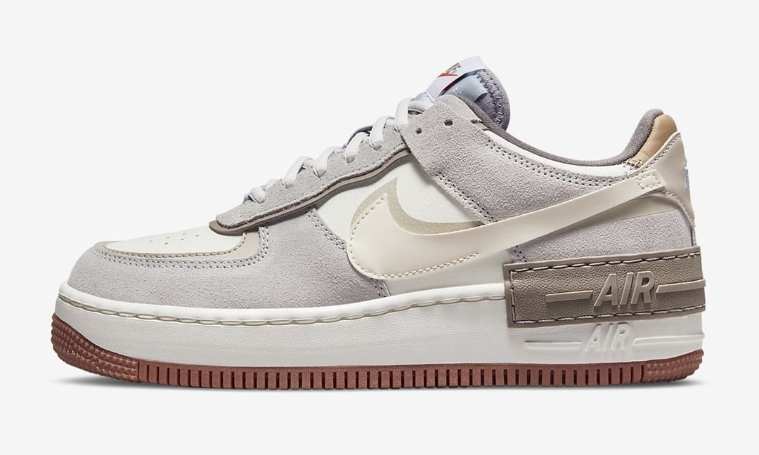 ナイキ エア フォース 1 シャドウ “セイル/フォググレー/ライトアイボリー” (NIKE AIR FORCE 1 SHADOW “Sail/Fog Gray/Light Ivory”) [DO7449-111]