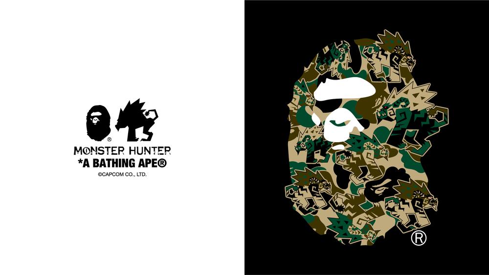 A BATHING APE x MONSTER HUNTER RISE コラボTEEがイーカプコンにて先行予約受付中 (ア ベイシング エイプ モンスターハンターライズ)