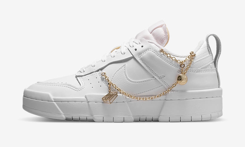 2021年 発売予定！ナイキ ダンク ロー ディスラプト “ホワイト/メタリックゴールド” (NIKE WMNS “DUNK” LOW DISRUPT “White/Metallic Gold”) [DO5219-111]