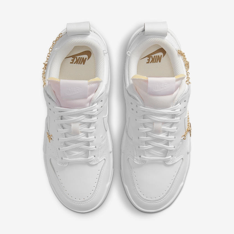 2021年 発売予定！ナイキ ダンク ロー ディスラプト “ホワイト/メタリックゴールド” (NIKE WMNS “DUNK” LOW DISRUPT “White/Metallic Gold”) [DO5219-111]