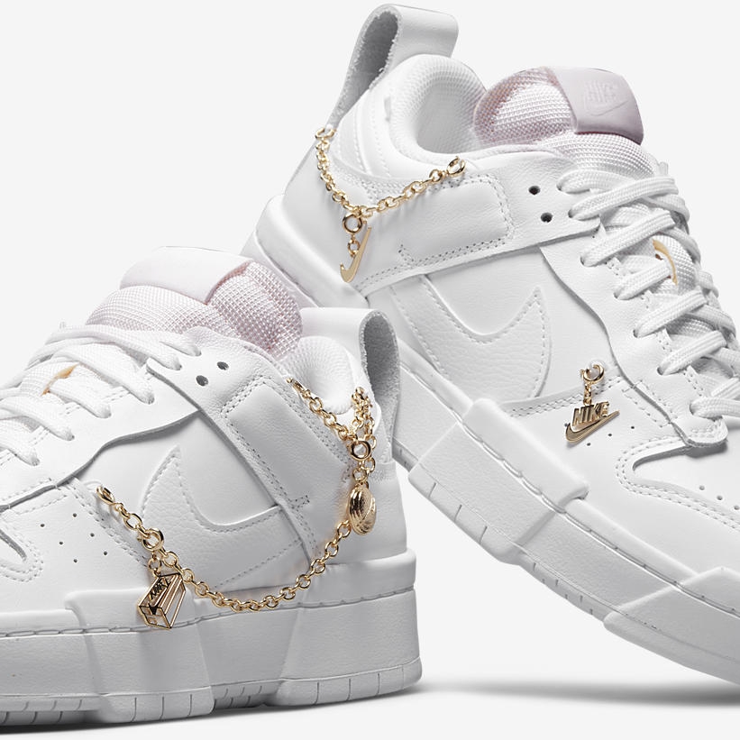 2021年 発売予定！ナイキ ダンク ロー ディスラプト “ホワイト/メタリックゴールド” (NIKE WMNS “DUNK” LOW DISRUPT “White/Metallic Gold”) [DO5219-111]