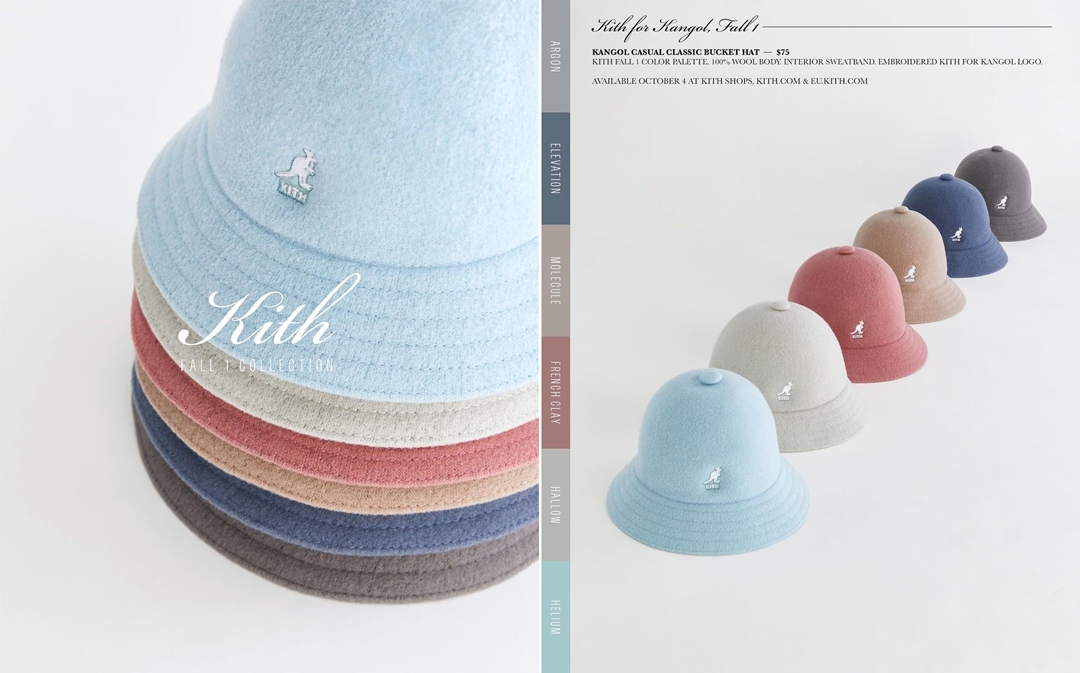 【Kith for Kangol】KITH MONDAY PROGRAM 2021年 第34弾が10/4 発売 (キス)