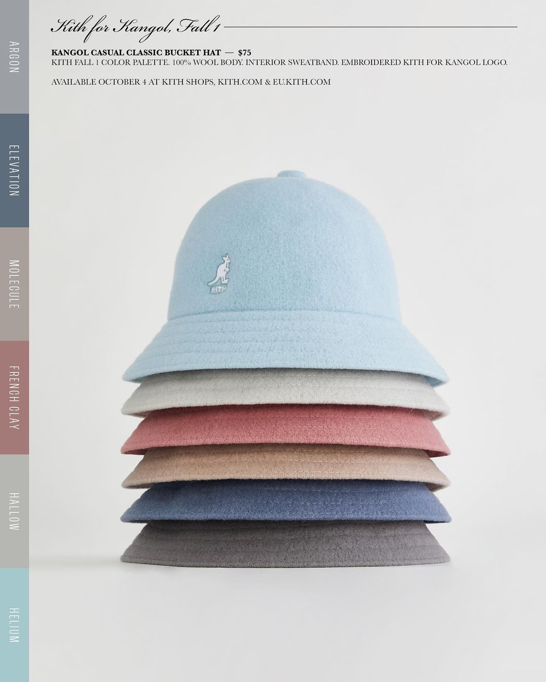 【Kith for Kangol】KITH MONDAY PROGRAM 2021年 第34弾が10/4 発売 (キス)