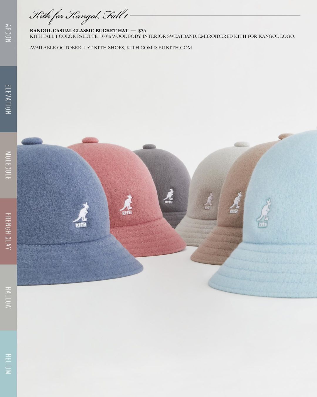 【Kith for Kangol】KITH MONDAY PROGRAM 2021年 第34弾が10/4 発売 (キス)