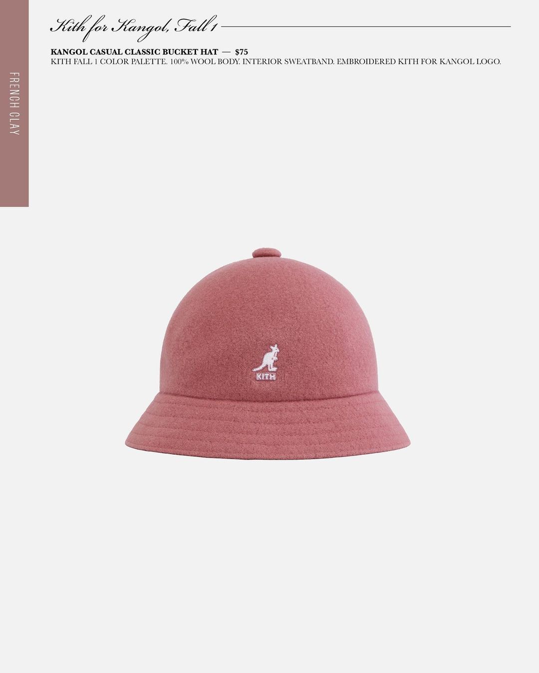 【Kith for Kangol】KITH MONDAY PROGRAM 2021年 第34弾が10/4 発売 (キス)