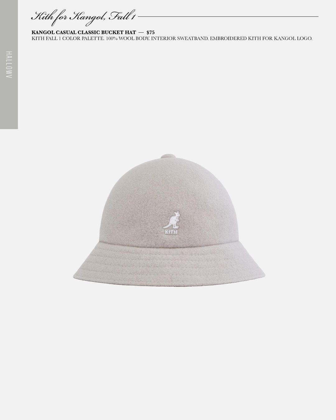 【Kith for Kangol】KITH MONDAY PROGRAM 2021年 第34弾が10/4 発売 (キス)