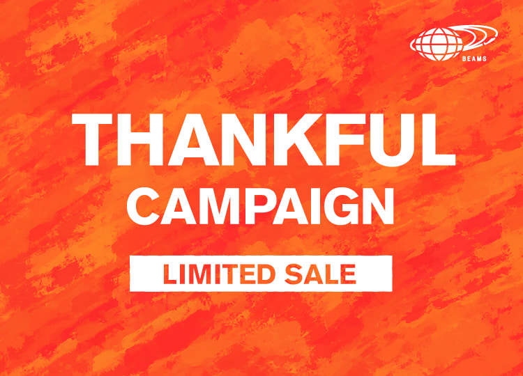 BEAMS にて各レーベルのオリジナル・インポート商品の一部がセール「THANKFUL CAMPAIGN」が10/7 00:00～10/18で開催 (ビームス)