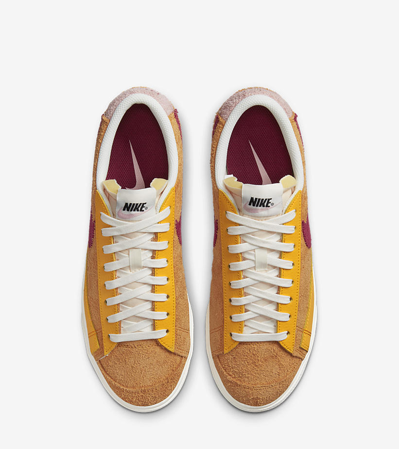 ナイキ ウィメンズ ブレーザー ロー プラットフォーム “サンセット/ラッシュマルーン” (NIKE WMNS BLAZER LOW PLATFORM “Sunset/Rush Maroon”) [DO6721-700]