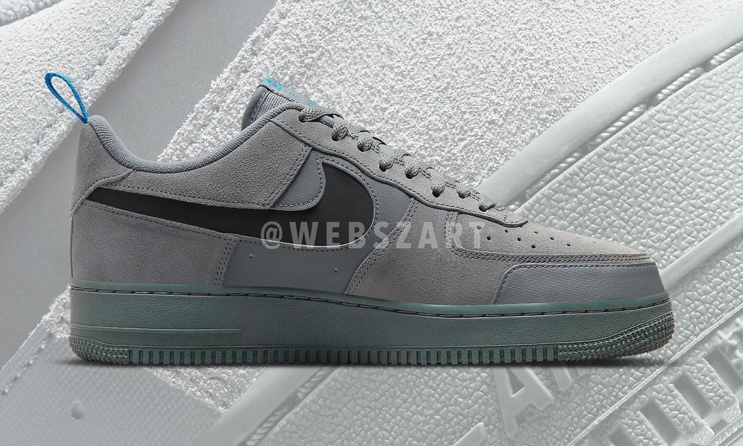 2021年 発売予定！ナイキ エア フォース 1 ロー “リフレクティブスウッシュ” グレー/グリーン (NIKE AIR FORCE 1 LOW “Reflective Swoosh” Grey/Green) [DO6709-002]