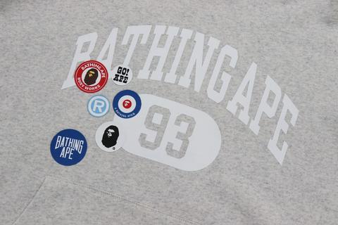 A BATHING APE からオリジナルのグラフィックバッジを配したジャケット/プルオーバー「BADGE MOTIF」が10/8、10/9 発売 (ア ベイシング エイプ)