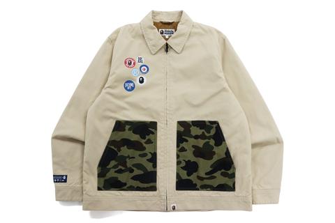 A BATHING APE からオリジナルのグラフィックバッジを配したジャケット/プルオーバー「BADGE MOTIF」が10/8、10/9 発売 (ア ベイシング エイプ)