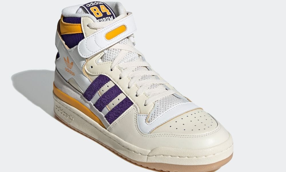 【10/8 発売】adidas Originals FORUM 84 HIGH “Lakers” (アディダス オリジナルス フォーラム 84 ハイ “レイカーズ”) [GX9054]