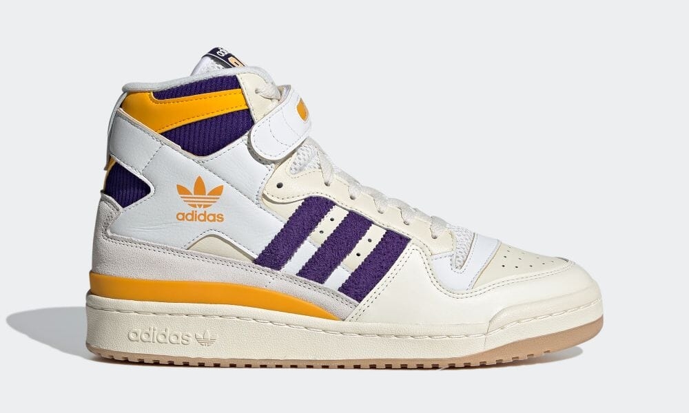 【10/8 発売】adidas Originals FORUM 84 HIGH “Lakers” (アディダス オリジナルス フォーラム 84 ハイ “レイカーズ”) [GX9054]