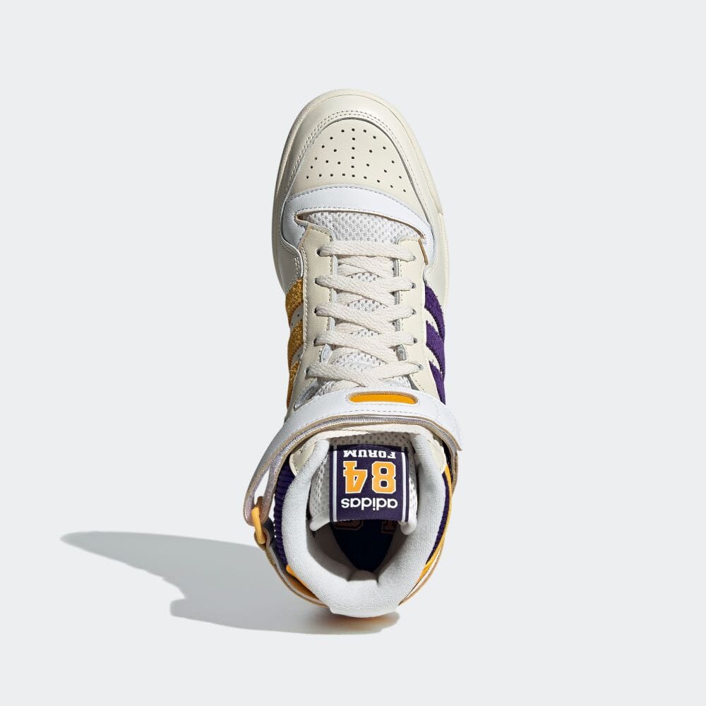 【10/8 発売】adidas Originals FORUM 84 HIGH “Lakers” (アディダス オリジナルス フォーラム 84 ハイ “レイカーズ”) [GX9054]