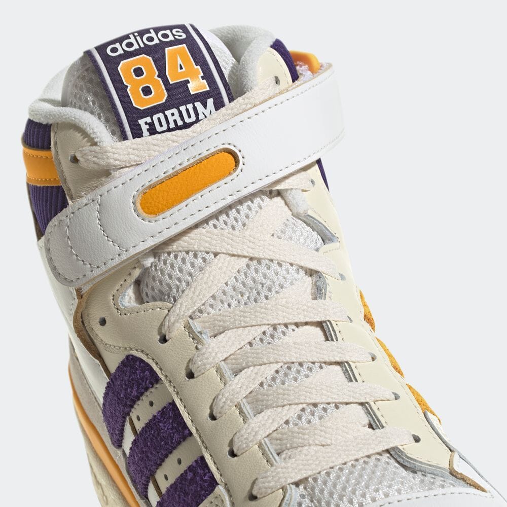 【10/8 発売】adidas Originals FORUM 84 HIGH “Lakers” (アディダス オリジナルス フォーラム 84 ハイ “レイカーズ”) [GX9054]