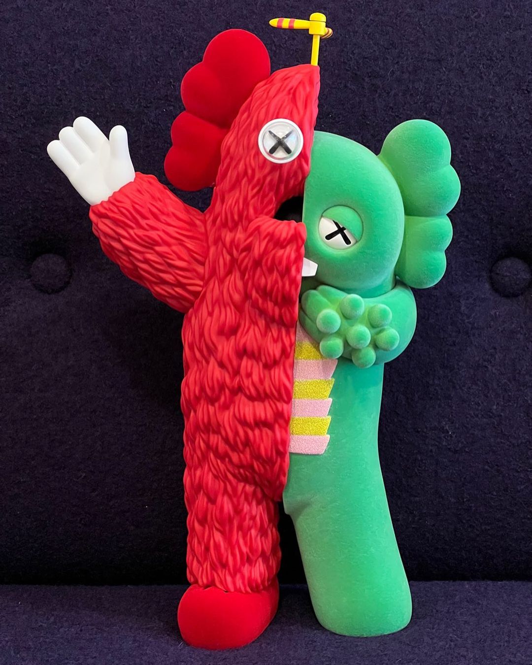 Gachapin and Mukku x Kaws Tokyo Frist "