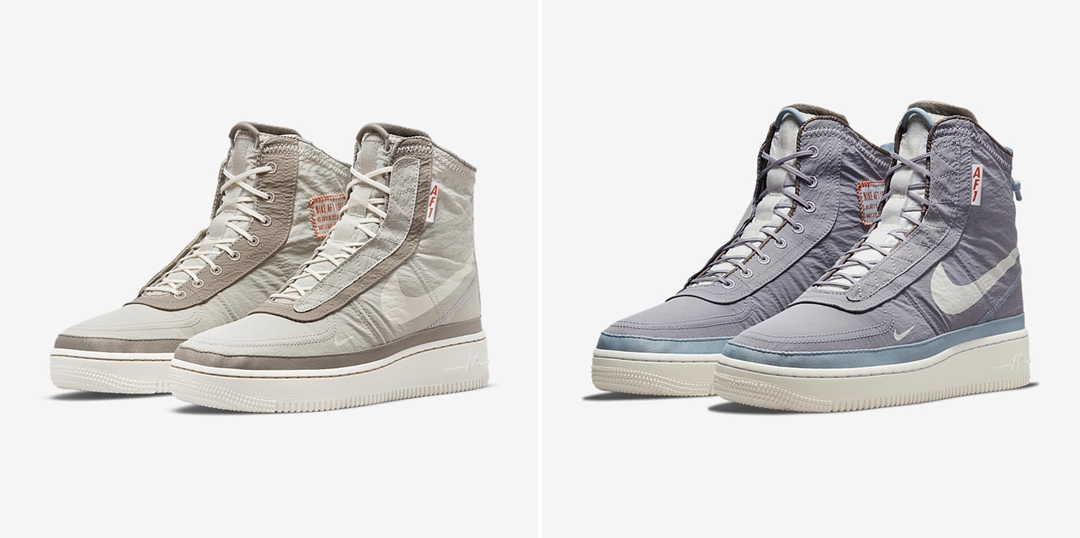 2021年 発売予定！ナイキ ウィメンズ エア フォース 1 シェル 2カラー (NIKE WMNS AIR FORCE 1 SHELL) [DO7450-211/DO7450-511]