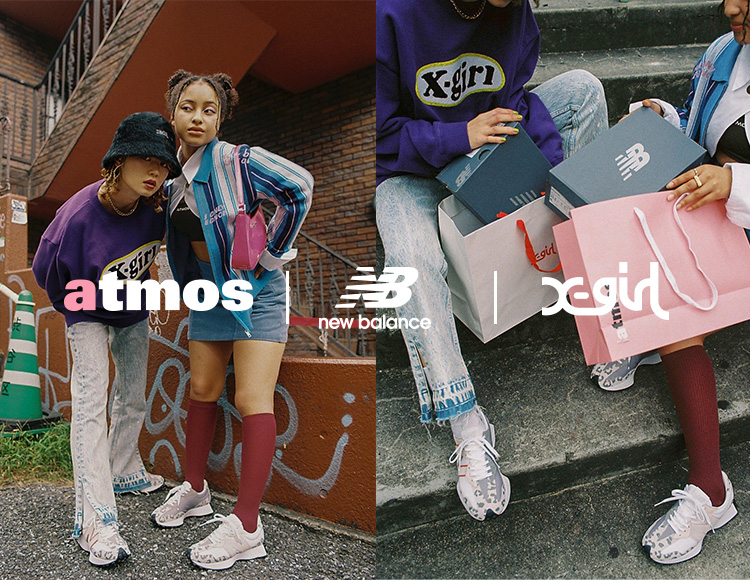 【10/22 発売】X-girl × New Balance × atmos pink WS327が10/8 先行予約 (エックスガール ニューバランス アトモス)